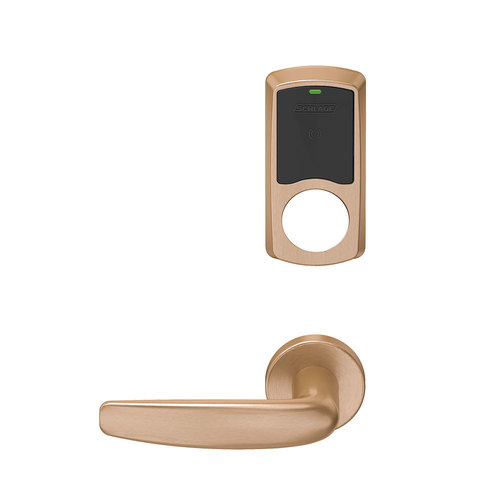 Wireless Mortise Lock Satin Bronze Clear Coated