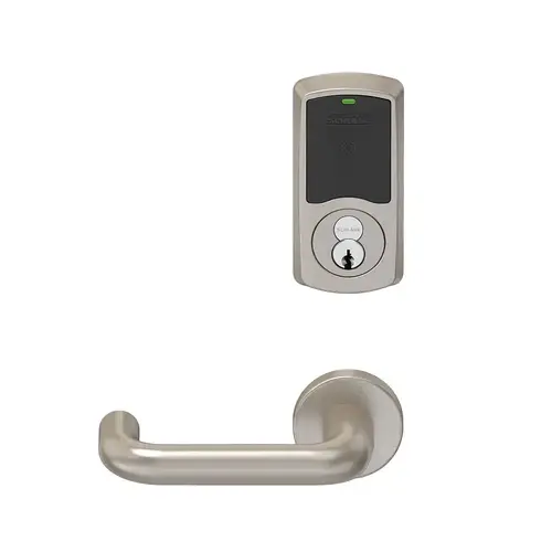 Wireless Mortise Lock Satin Nickel Plated Clear Coated