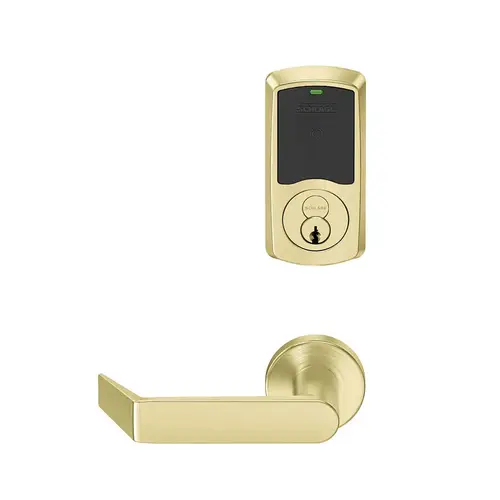 Wireless Mortise Lock Satin Brass