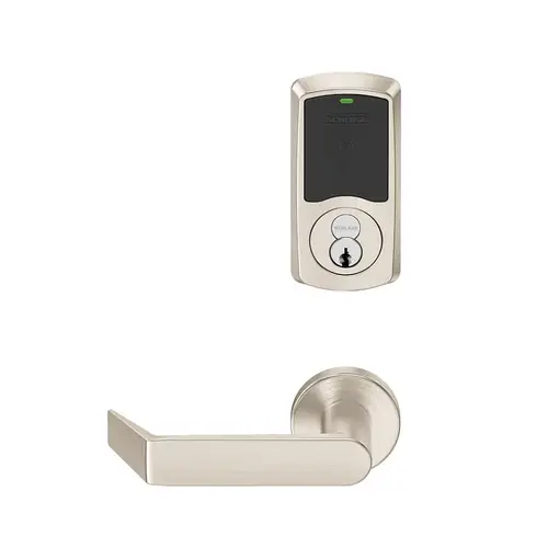 Wireless Mortise Lock Satin Nickel Plated Clear Coated