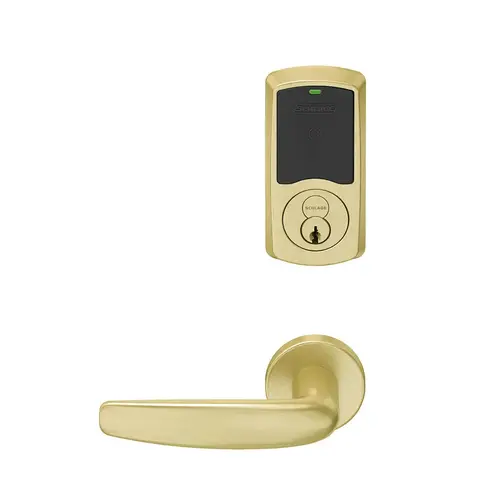 Wireless Mortise Lock Satin Brass