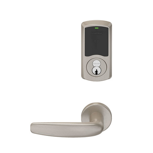 Wireless Mortise Lock Satin Nickel Plated Clear Coated