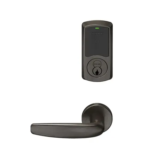 Wireless Mortise Lock Flat Black Coated