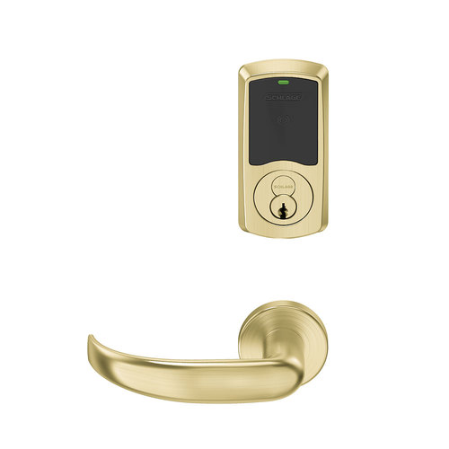 Wireless Mortise Lock Satin Brass