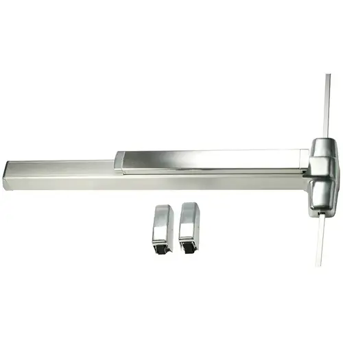 98 Series Surface Vertical Rod Exit Device - 4' Satin Chrome