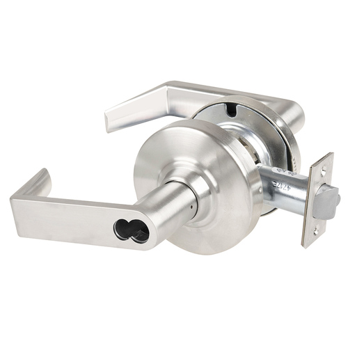 Cylindrical Lock Satin Nickel Plated Clear Coated