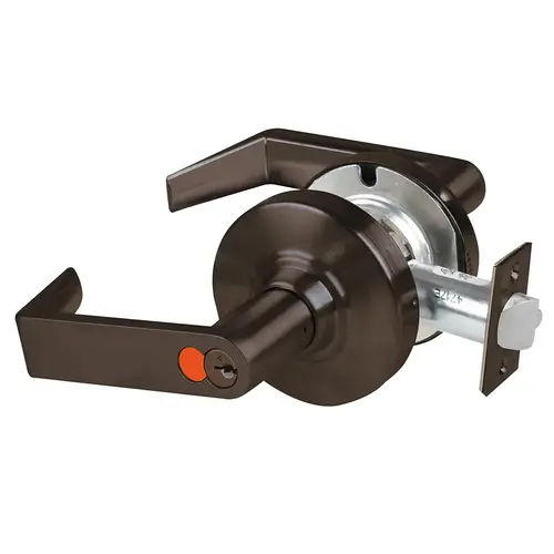 Grade 1 Storeroom Lock, Rhodes Lever, SFIC Prep with Construction Core, Oil Rubbed Bronze Finish, Non-Handed Oil Rubbed Bronze