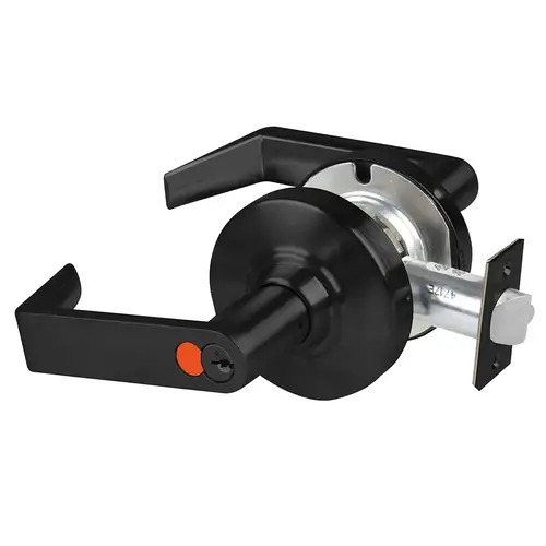 Grade 1 Classroom Lock, Rhodes Lever, Schlage FSIC Prep With Construction Core, Matte Black Finish, Non-Handed Matte Black