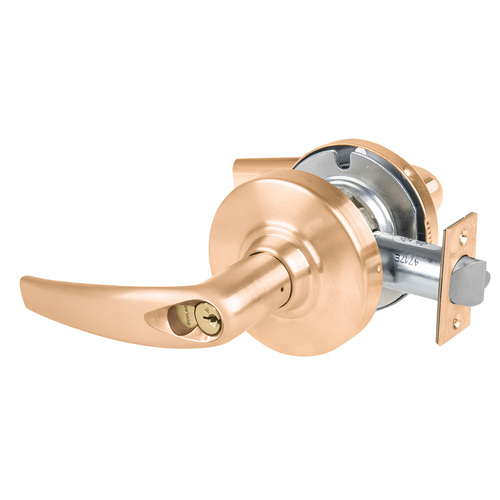 ND Series Vandlgard Corridor Large Format Athens with 13-247 Latch 10-025 Strike Satin Bronze Finish