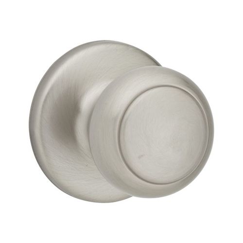 Cove Knob Interior Dummy Handleset Trim, Satin Nickel