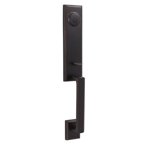 Woodward I Exterior Dummy Handleset Oil Rubbed Bronze Finish