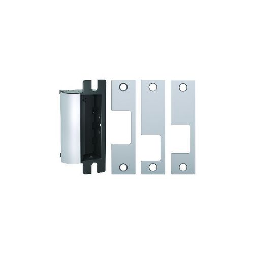 Assa Abloy Electronic Security Hardware - Hes 1006CLB630LBSM 12VDC / 24VDC Complete Latchbolt Electric Strike Body with Latchbolt Strike Monitor Satin Stainless Steel Finish