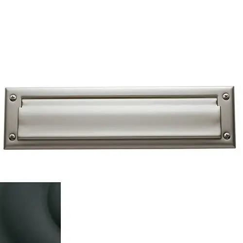 Letter Box Plate Satin Black Finish