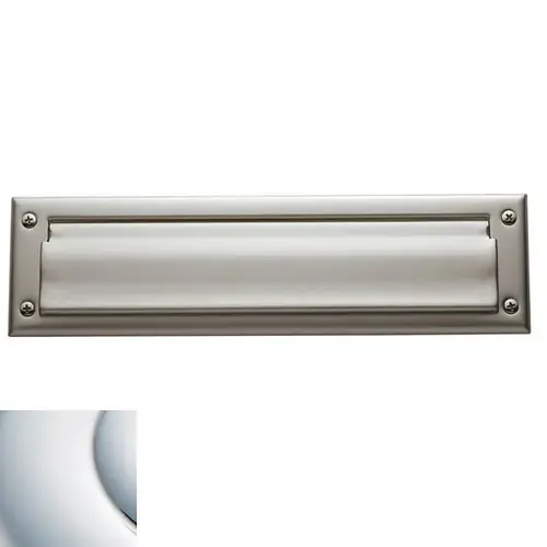 Letter Box Plate Bright Chrome Finish