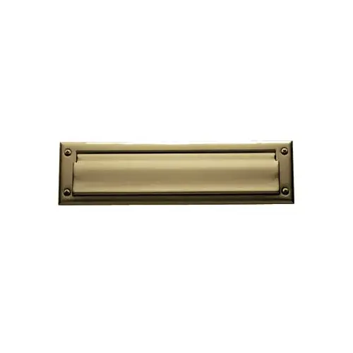 Letter Box Plate Vintage Brass Finish