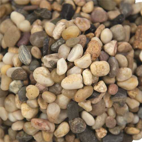 Mixed Small Polished 0.5 cu. ft . per Bag (0.25 in. to 0.5 in.)Bagged Landscape Rock - pack of 40