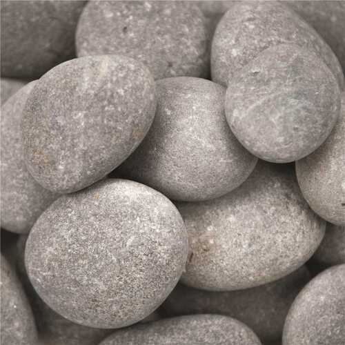 MS International, Inc QNILGRY6NAT40 Nile Gray Pebbles 0.5 cu. ft. per Bag (1 in. to 2.5 in.) Bagged Landscape Rock