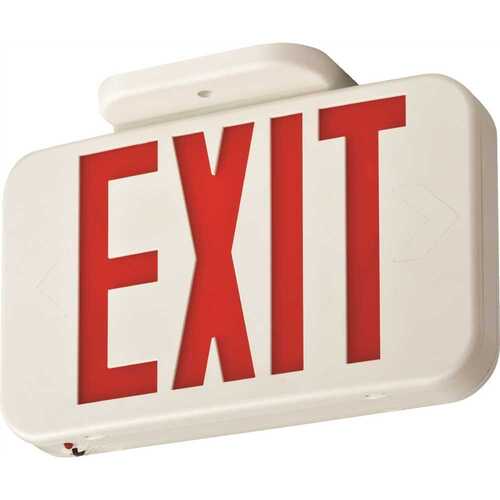 Contractor Select Integrated LED White Exit Sign