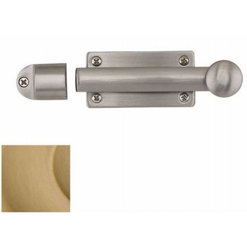 Dutch Door Bolt Vintage Brass Finish