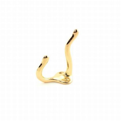 IVES 571A3 571 Coat and Hat Hook, Bright Brass Plated