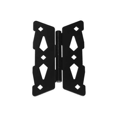 Wood Hardware 310009-XCP16 8" Butterfly Hinge Contemporary - Black - pack of 16