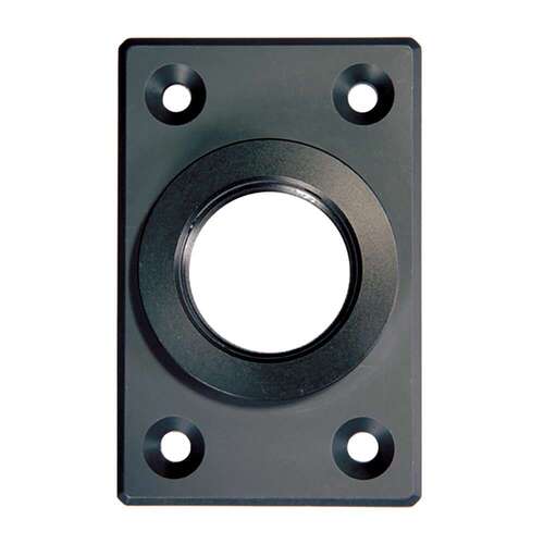 Post Mounting Brackets -  / Aluminium Screw-on / Centre, Dark gray