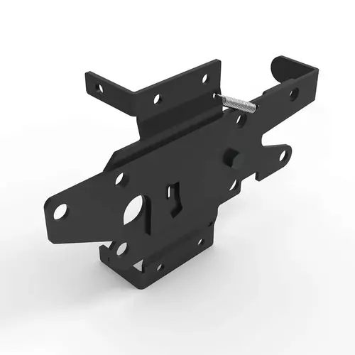 SS Post Latch 2 sided locking, Black