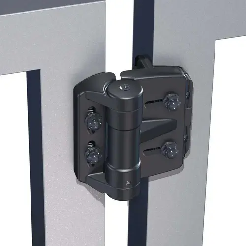 TruClose Mini Multi Adjustable Self Closing Gate Hinges For All Gates Black