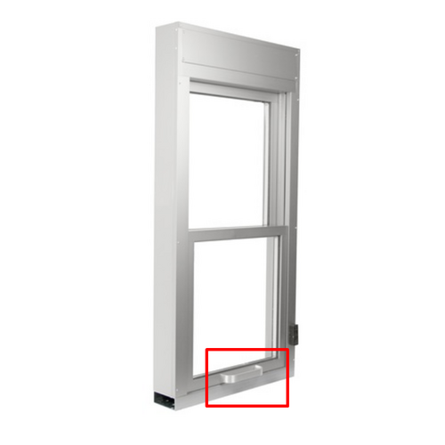 4" Handles For Vertical Lift Transaction Window