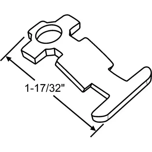 OFFSET STEEL CAM HOOK 3/8in OFFSET PDH231