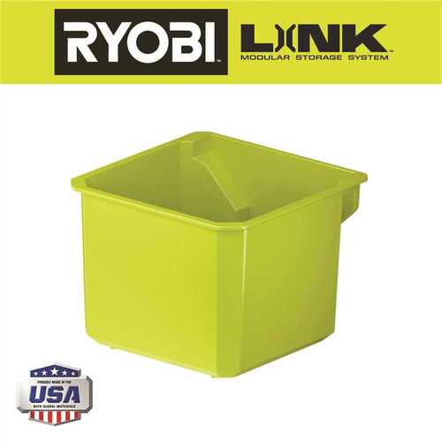 LINK Single Organizer Bin RYOBI Green