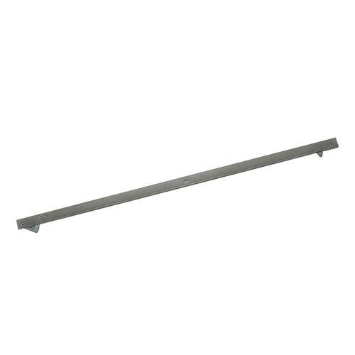 Door Coordinator, 52" Channel Length with 20" Filler Bar for 72" Opening, Satin Aluminum US28/628