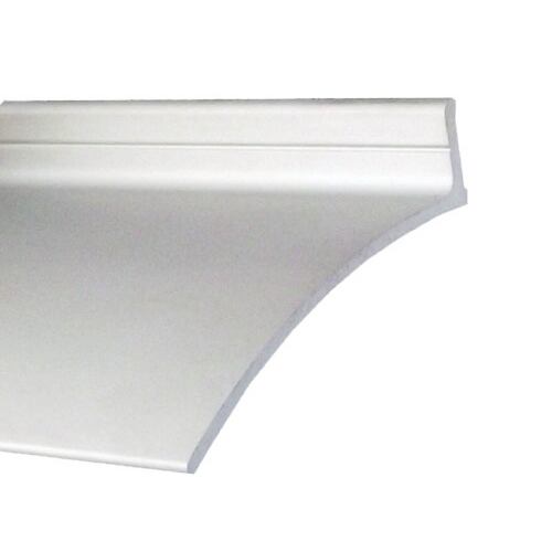 52" Door Top Weatherstrip Clear Anodized Aluminum Finish