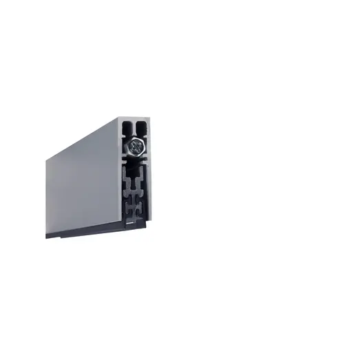 Pemko 4131CRL 36 36" Surface Mounted Automatic Door Bottom with EPDM Clear Aluminum Finish Clear Anodized Aluminum 4131CRL36