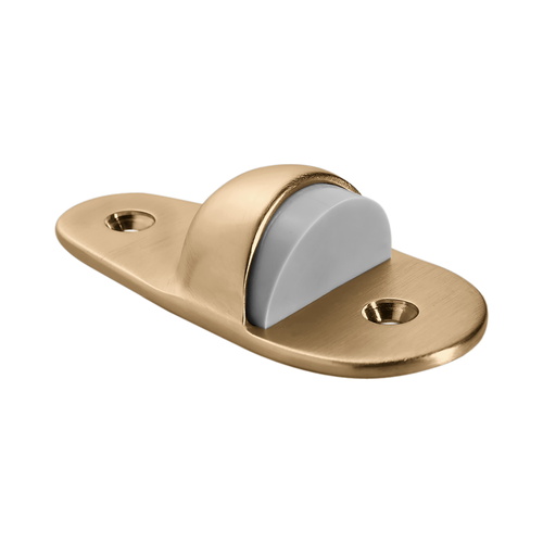 1-1/8" High Heavy Duty Floor Stop Satin Bronze Finish