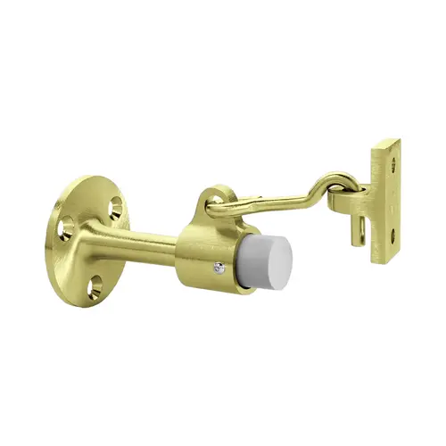 ROC Rockwood Stops and Holders Satin Brass