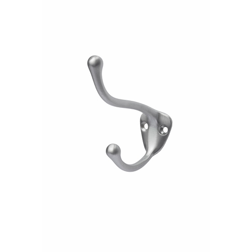 Coat Hook Satin Chrome