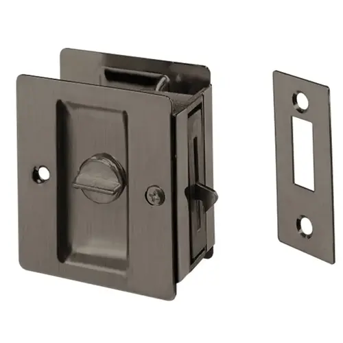 Privacy Pocket Door Lock Oil Rubbed Bronze Finish