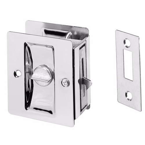 SLIDING DOOR LOCK US26 PRIVACY SET