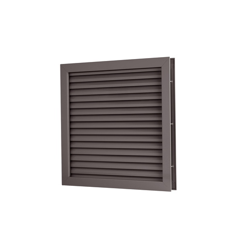 Rockwood LV-IY-18X12.DARKBRONZE 18" LV-IY Louver Dark Bronze Powder Coat