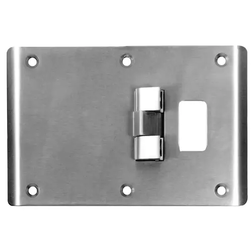 CSS-9 Combination Strike and Stop 3/4 Offset Hung Satin Chrome