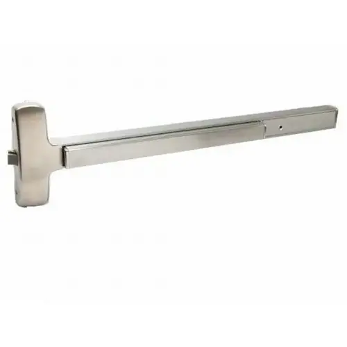 3' Rim Exit Device Only Satin Chrome Finish