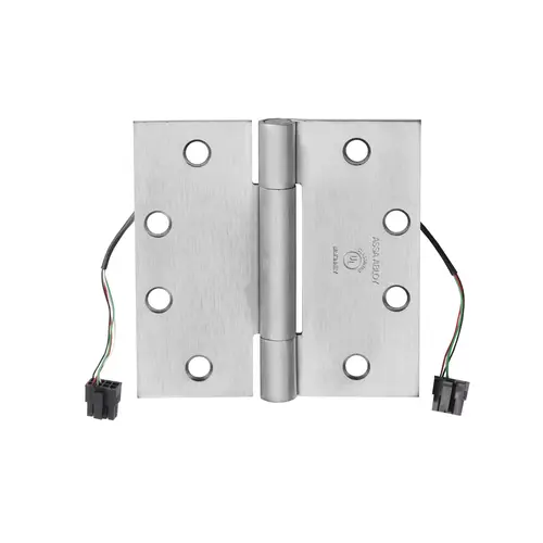 Electrified Hinge Satin Chrome