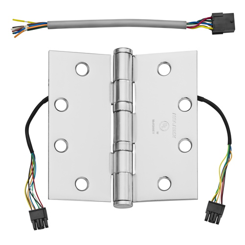 Electrified Hinge Bright Chrome