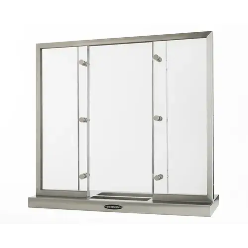 48" x 50" Baffle Window Level 1 Stainless Steel