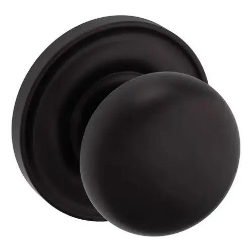 Preconfigured 5000 Knob with 5048 Rose Half Dummy Lock Oil Rubbed Bronze Finish