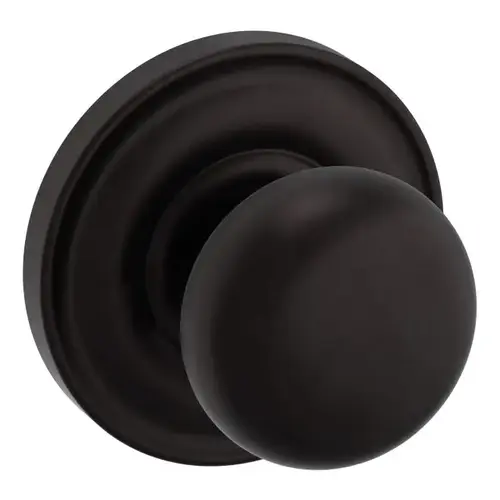 Preconfigured 5030 Knob with 5048 Rose Half Dummy Lock Oil Rubbed Bronze Finish