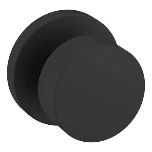 Preconfigured 5055 Knob with 5046 Rose Half Dummy Lock Satin Black Finish