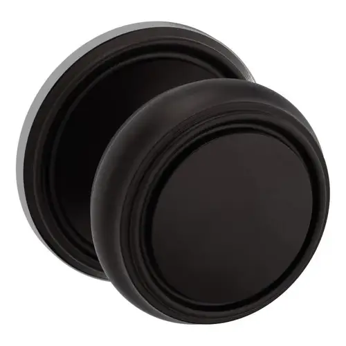 Preconfigured 5068 Knob with 5070 Rose Half Dummy Lock Oil Rubbed Bronze Finish