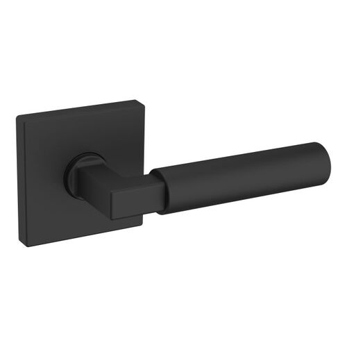 Preconfigured L029 Lever with R017 Rose Right Hand Half Dummy Lock Satin Black Finish Preconfigured L029 Lever with R017 Rose Right Hand Half Dummy Lock Satin Black Finish
